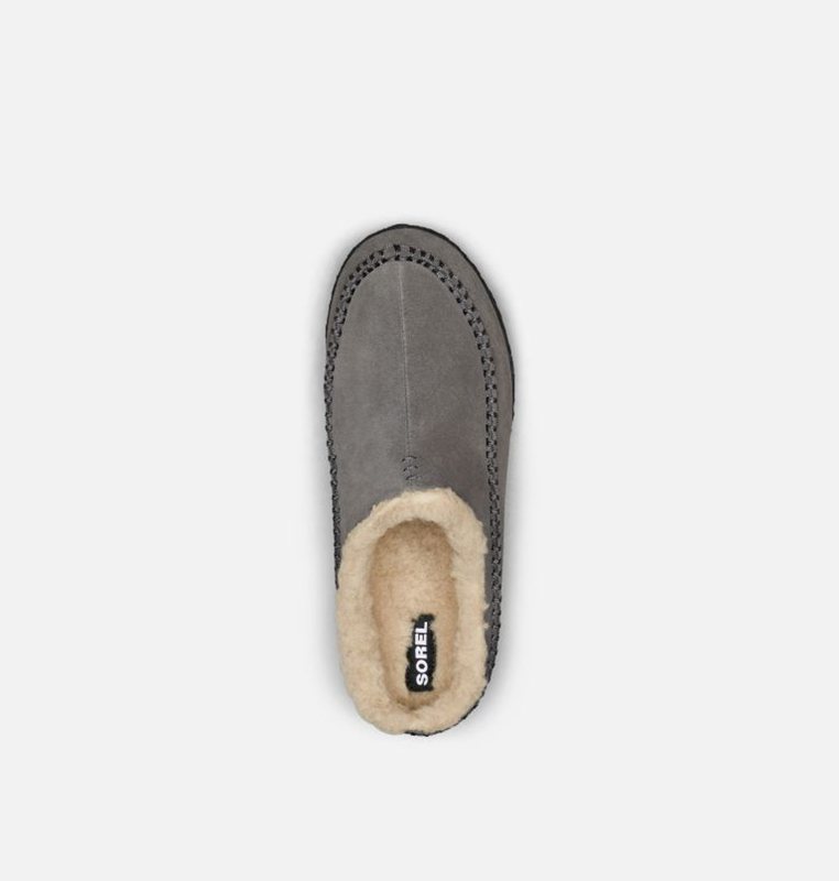 Mens Slippers Dark Grey/Black - Sorel Falcon Ridge™ II - 168-RPFXCG